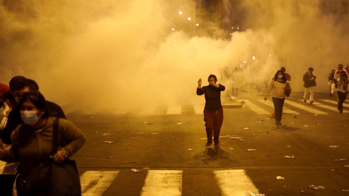 Manifestaciones en las calles de Perú.