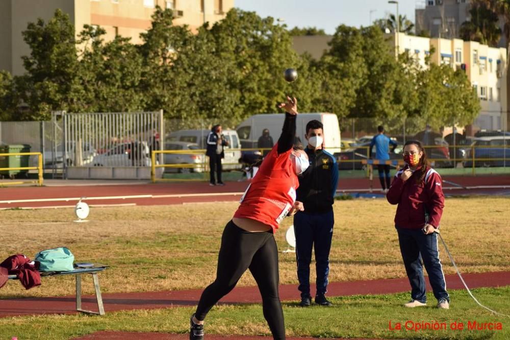 Control federativo de atletismo en Cartagena