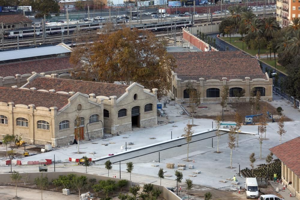 Estado actual de las obras del Parque Central