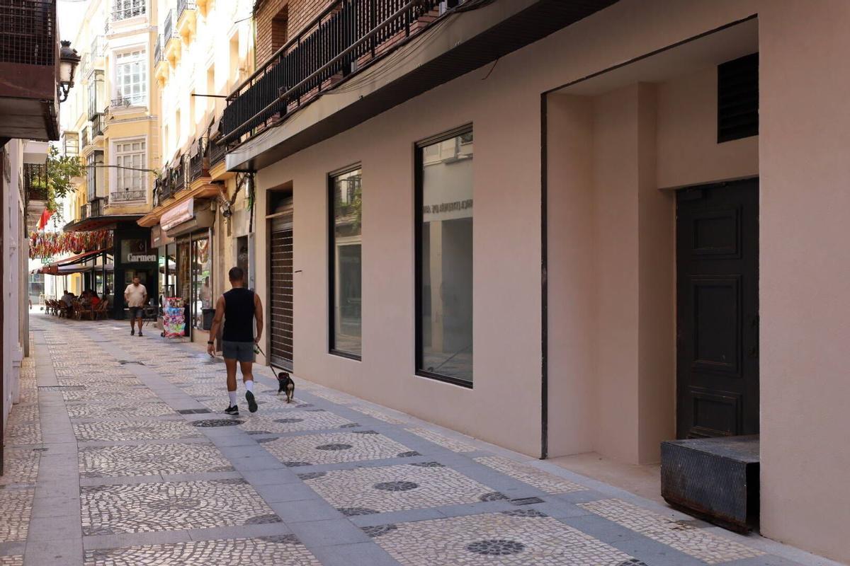 La calle San Juan de Badajoz, donde Fundación CB abrirá un nuevo espacio dedicado al arte.