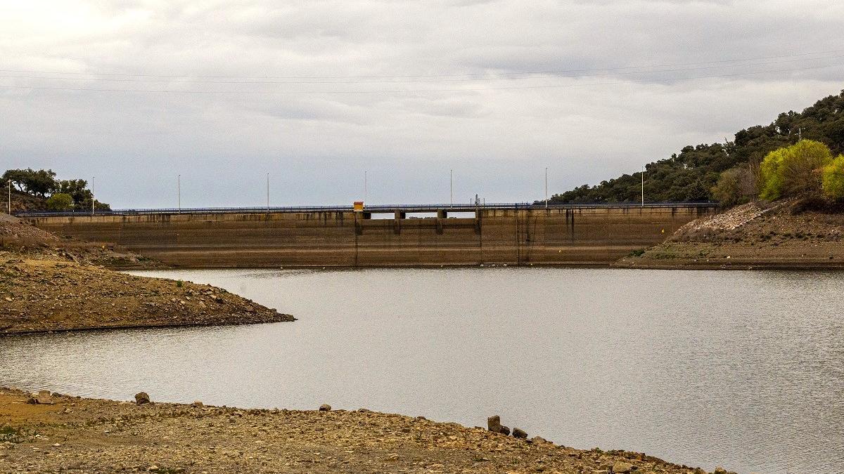 Estado del embalse de Tentudía.