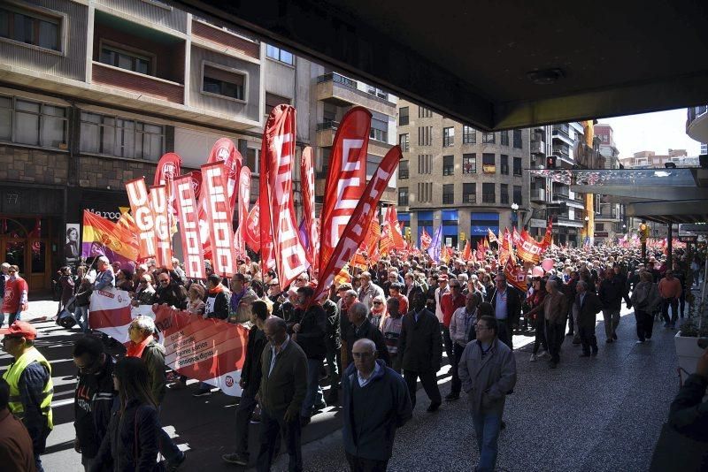 Fotod de la manifestación 1 de mayo- Día del trabajador