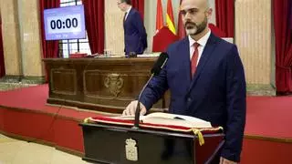 Francisco Noguera toma posesión de su cargo como el edil del PSOE en Murcia