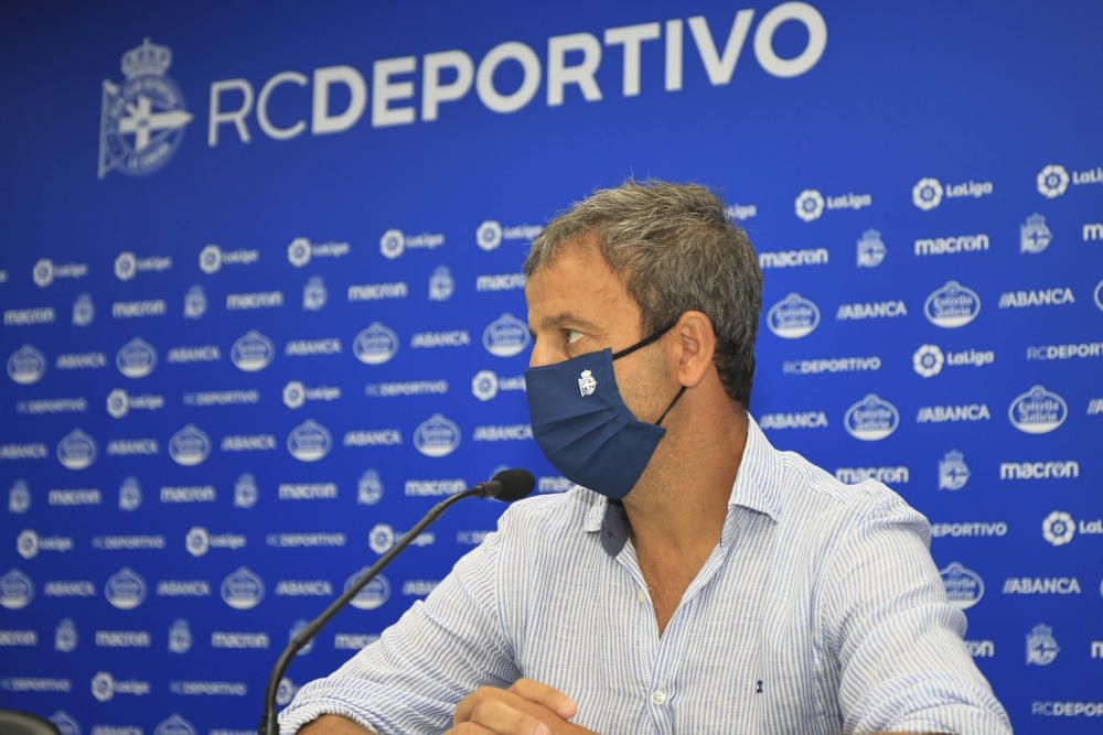 Fran y Valerón regresan al Dépor como director de cantera y entrenador del Fabril, respectivamente.