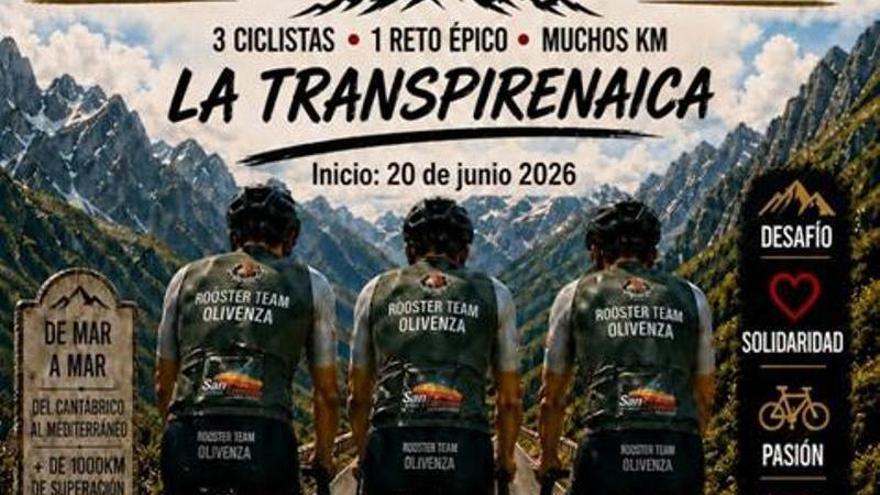 El reto Transpiry Roosters recorrerá los Pirineos para recaudar fondos para Admo