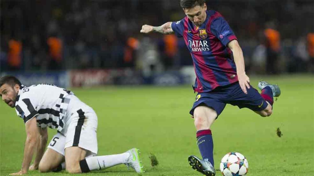 Messi, en su último duelo ante la Juventus