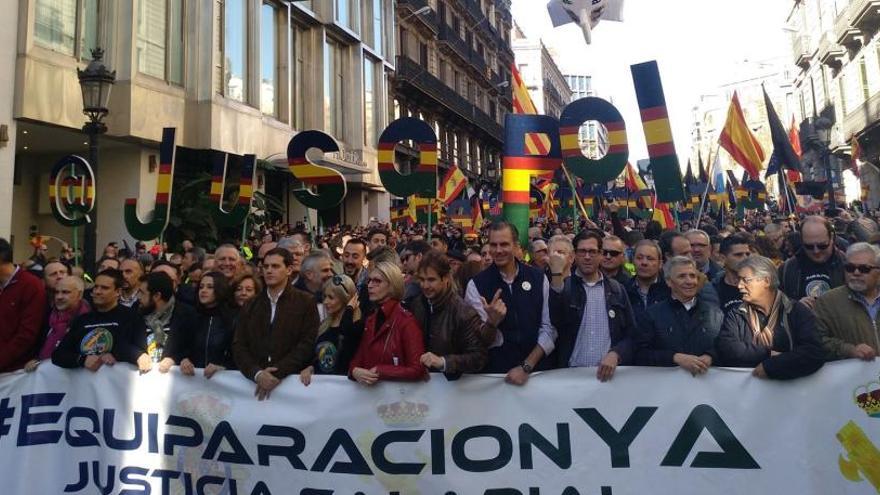 La marcha se ha cifrado en 160.000 personas.