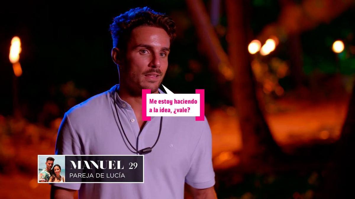 Manuel, el concursante de 'La isla de las tentaciones 3' que entró siendo pareja de Lucía