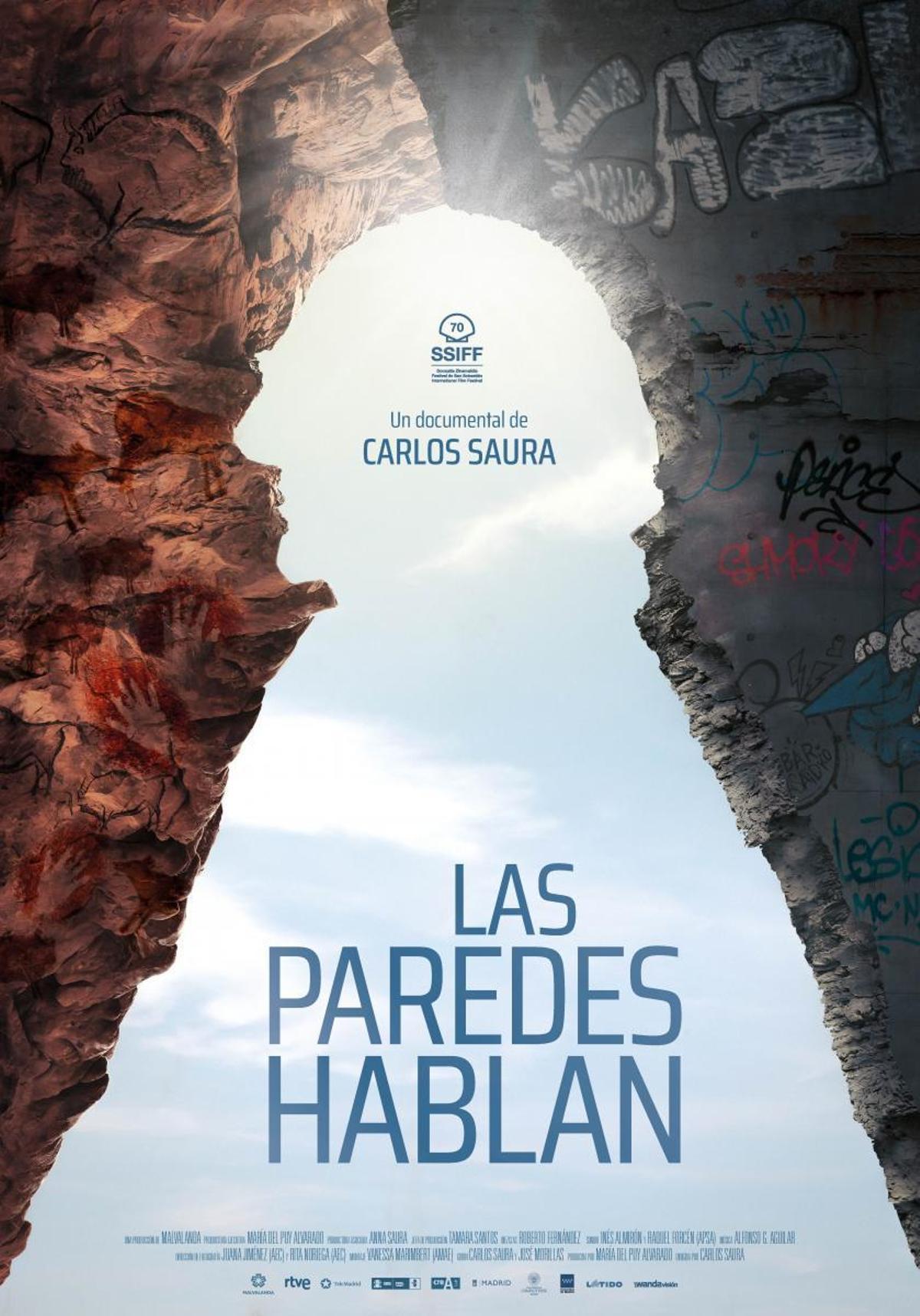 Cartel de 'Las paredes hablan'.