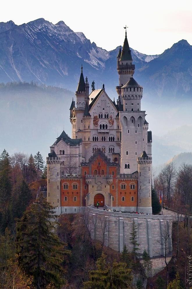 Es imposible no ver el castillo de Disney en el castillo de Neuschwanstein.