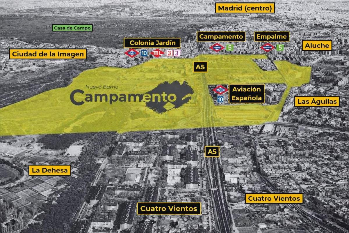 Infografía de la Operación Campamento.