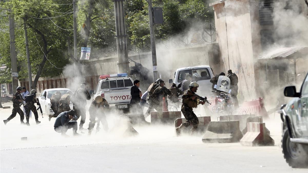 Imagen de archivo de un atentado en Kabul