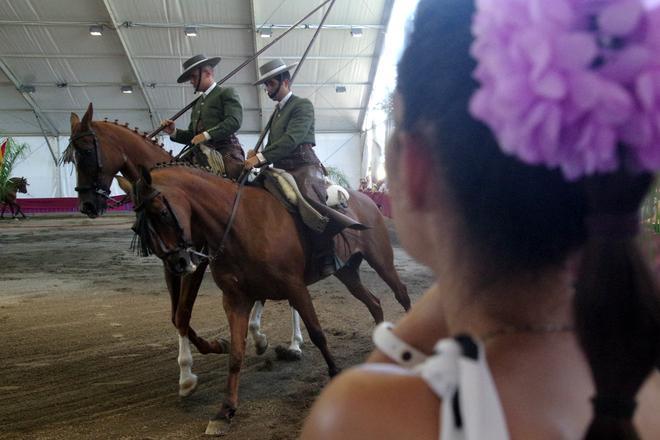 El baile a caballo en el Centro de Exhibición Ecuestre del Real