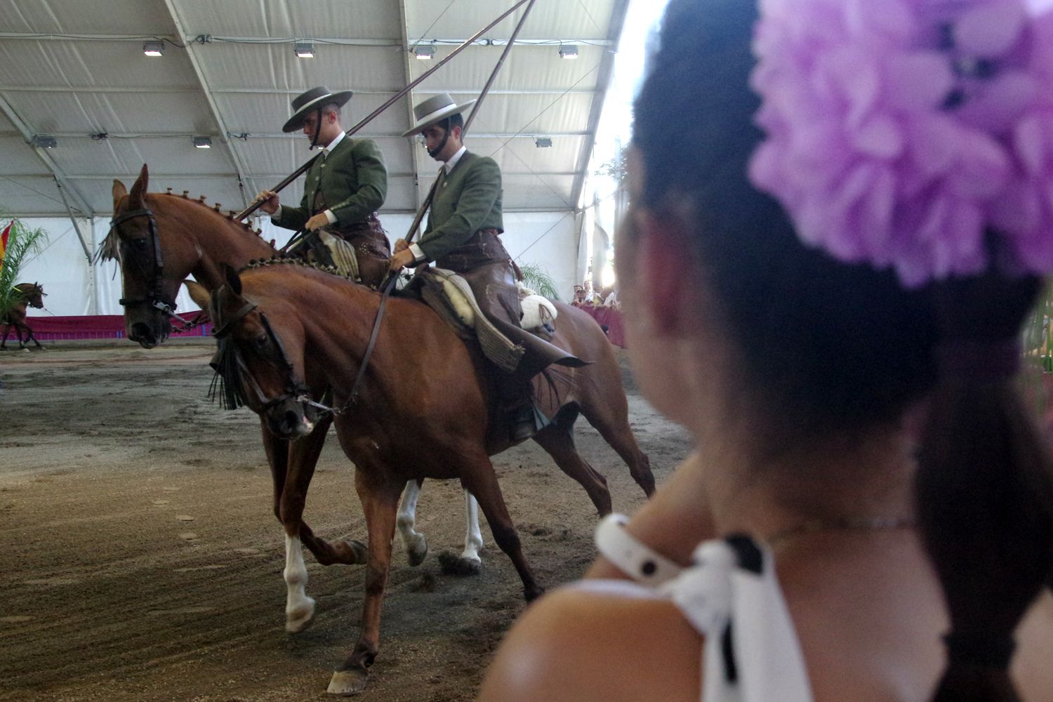 Feria de Málaga 2023 I El baile a caballo en el Centro de Exhibición Ecuestre del Real