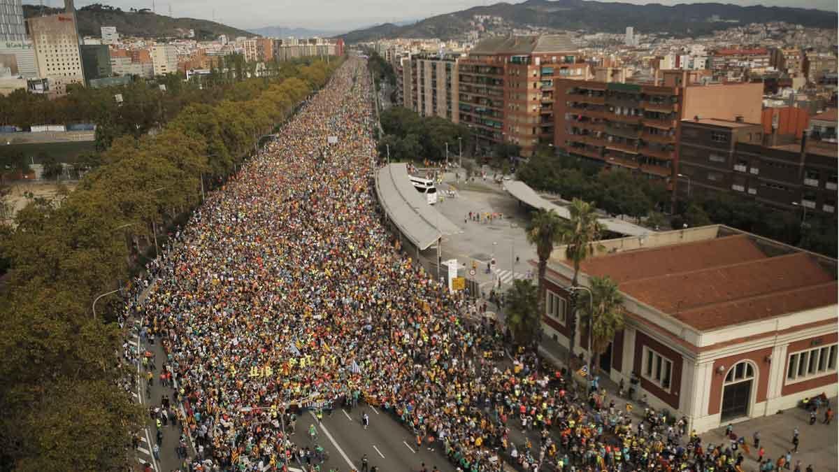 Las Marxes per la Llibertat ya llegan a Barcelona