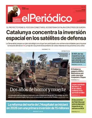 La portada de EL PERIÓDICO del 7 de octubre de 2025