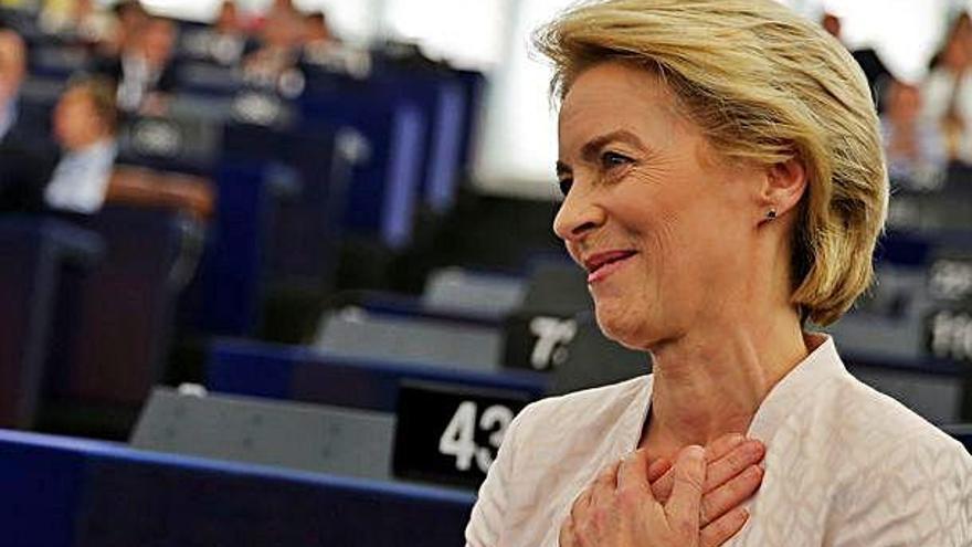 L&#039;Eurocambra avala per la mínima Ursula von der Leyen com a presidenta de la CE