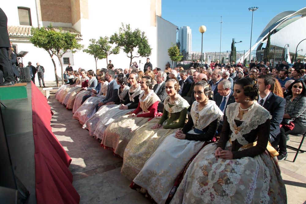 Mini-mascletà conmemorativa de la declaración de las Fallas como Patrimonio de la Humanidad