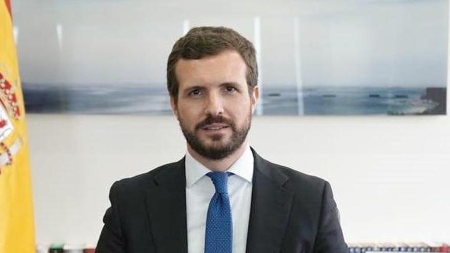 El líder del PP, Pablo Casado.