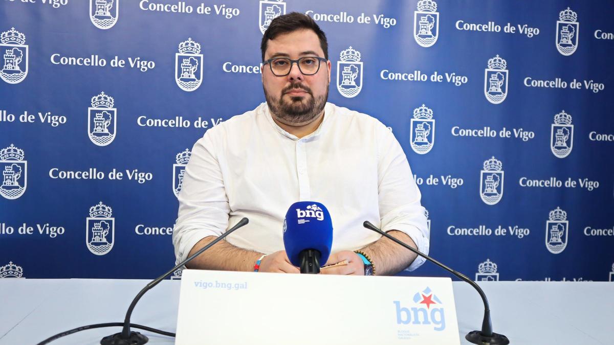 El portavoz municipal del BNG, Xabier P. Igrexas.