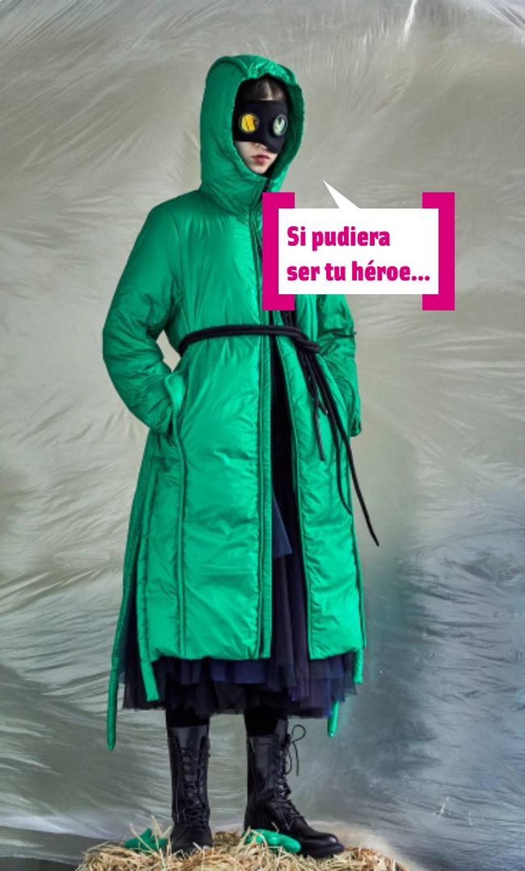 Abrigo Aliexpress con bocadillo