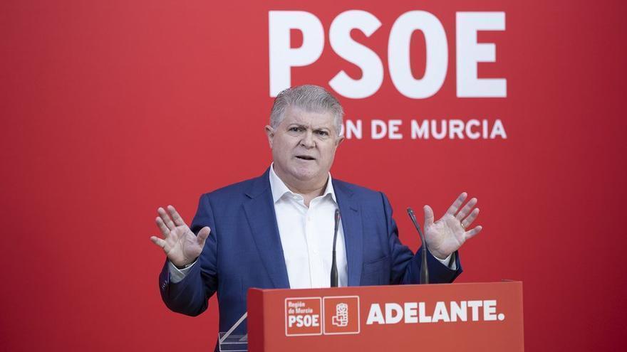 El candidato del PSOE a la presidencia de la Región de Murcia, José Vélez.
