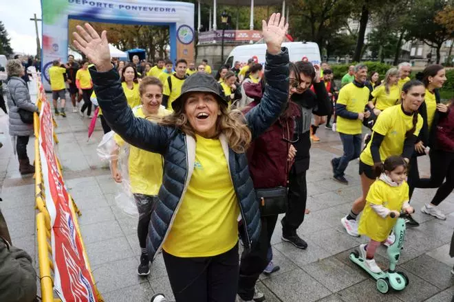 CorreXCáritas reúne en Pontevedra a más de 700 corredores