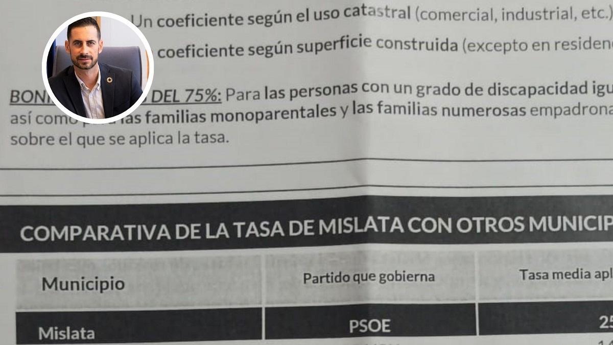 El alcalde ha enviado una carta a la ciudadanía para dar cuentas de la nueva tasa de residuos.