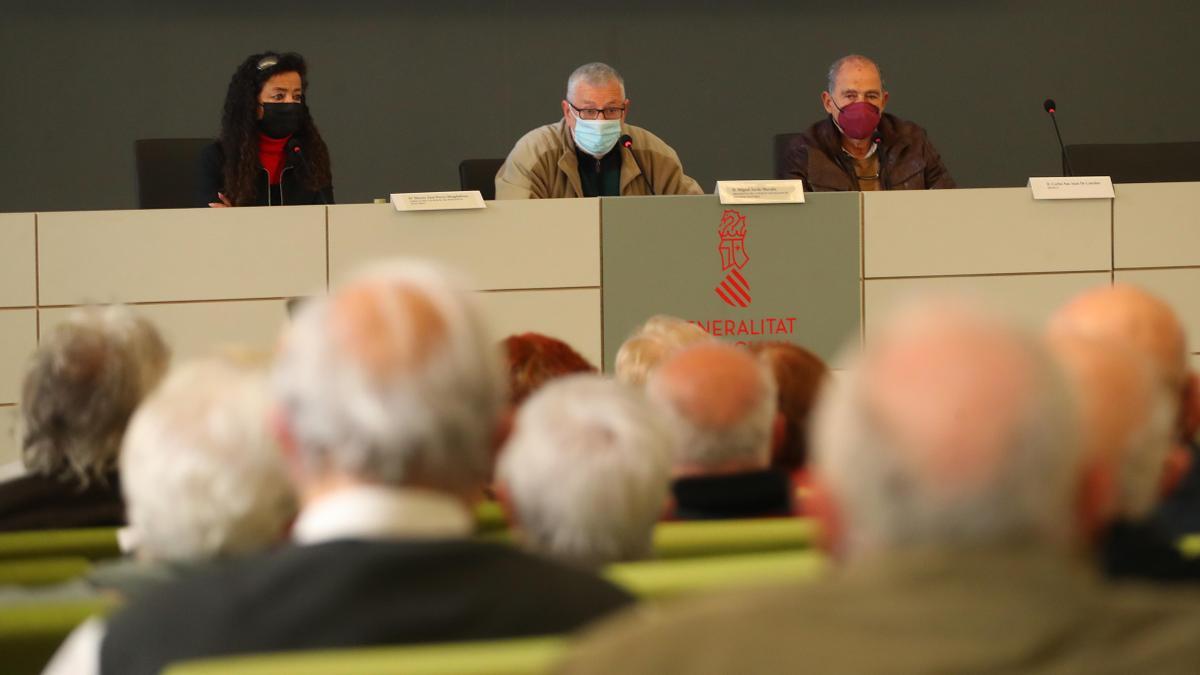 Reunión del Consejo Valenciano de Personas Mayores, en una fotografía de archivo