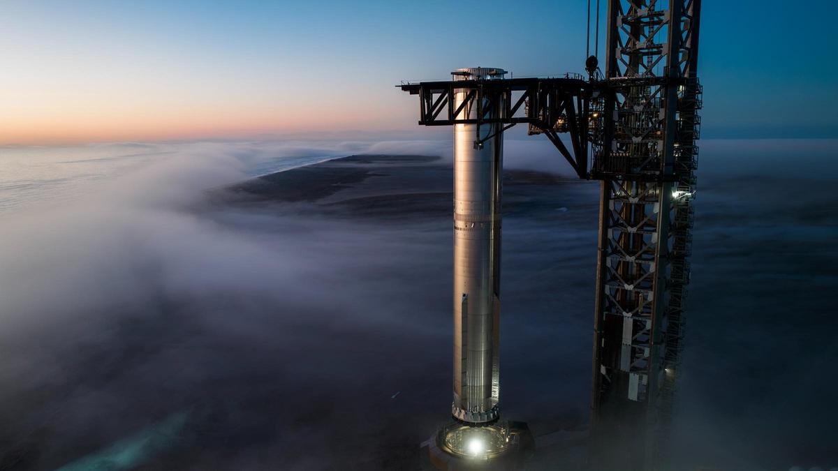 SpaceX cancela por problemas técnicos el octavo vuelo del Starship.