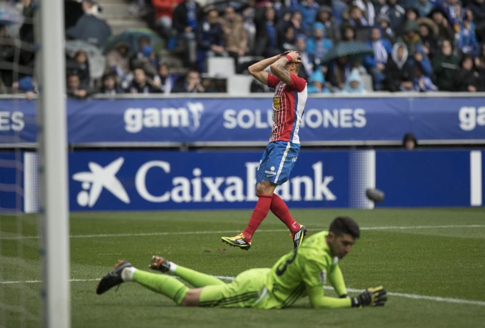 El derbi entre Oviedo y Sporting en imágenes