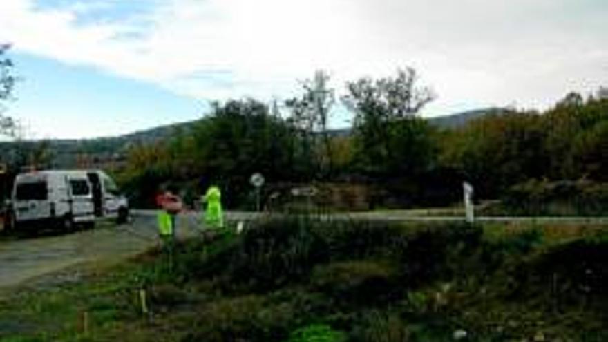 Obras en los accesos al Lago de Jaraíz