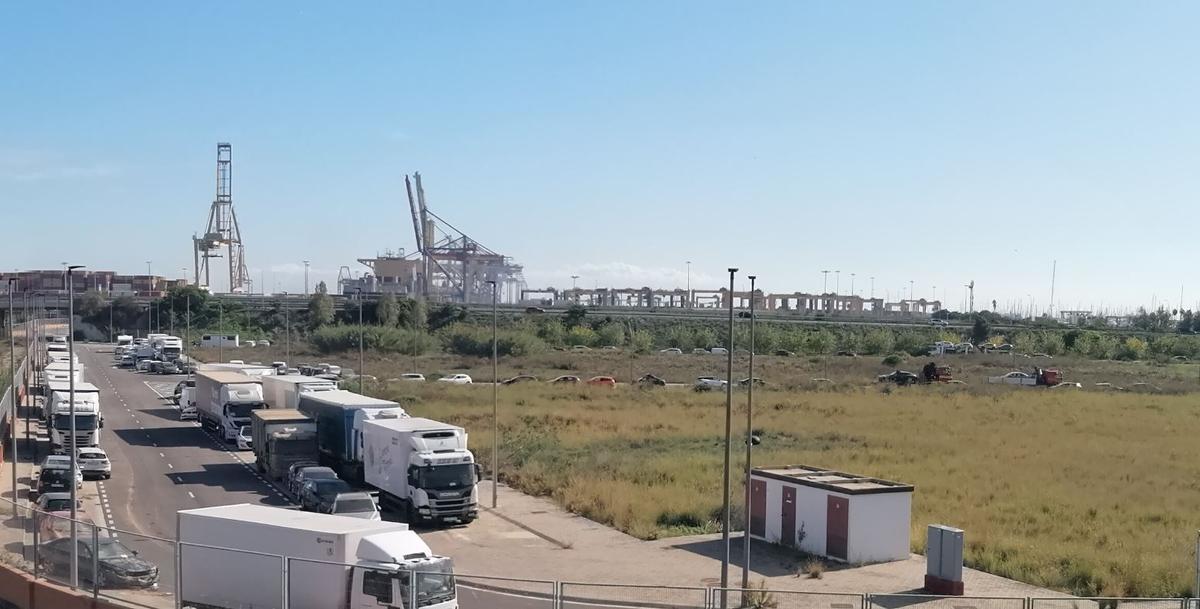 Los vehículos de la DANA en la ZAL
