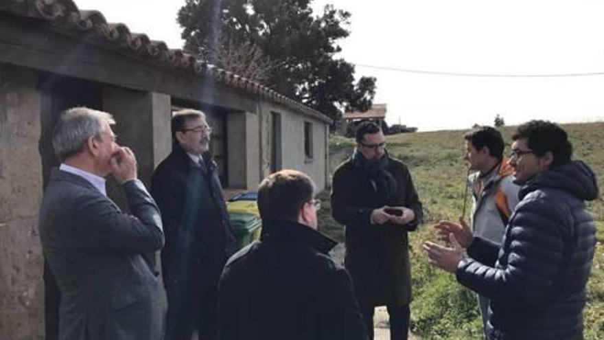 Visita dels responsables de l&#039;agència de residus al Berguedà