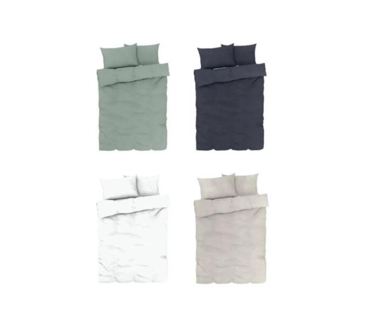 Mañana se esperan colas kilométricas en Lidl para los cuatro juegos completo de ropa de cama de lino tamaño grande: en 4 colores