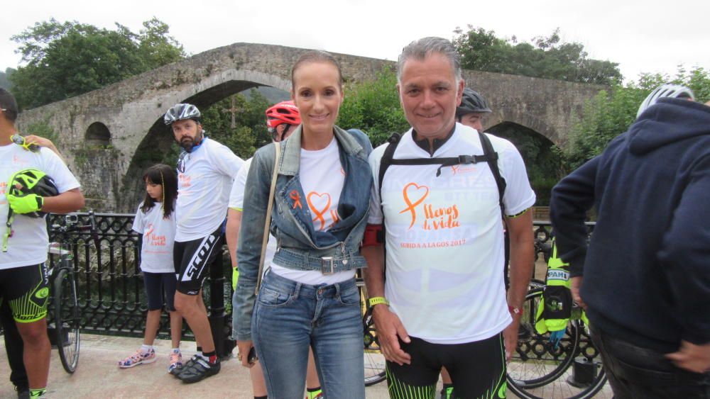 Subida solidaria en bicicleta a Los Lagos de Covadonga