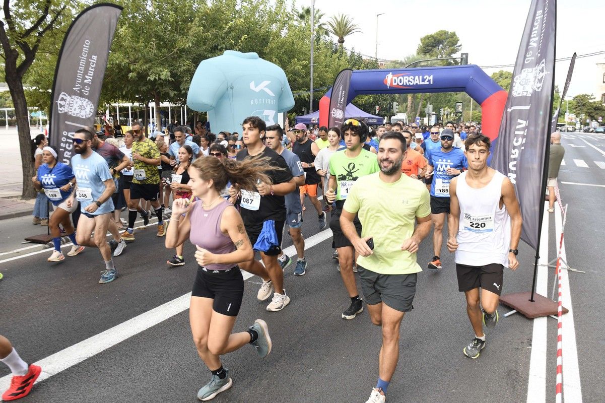 La carrera y marcha Solidaria Asteamur, en imágenes