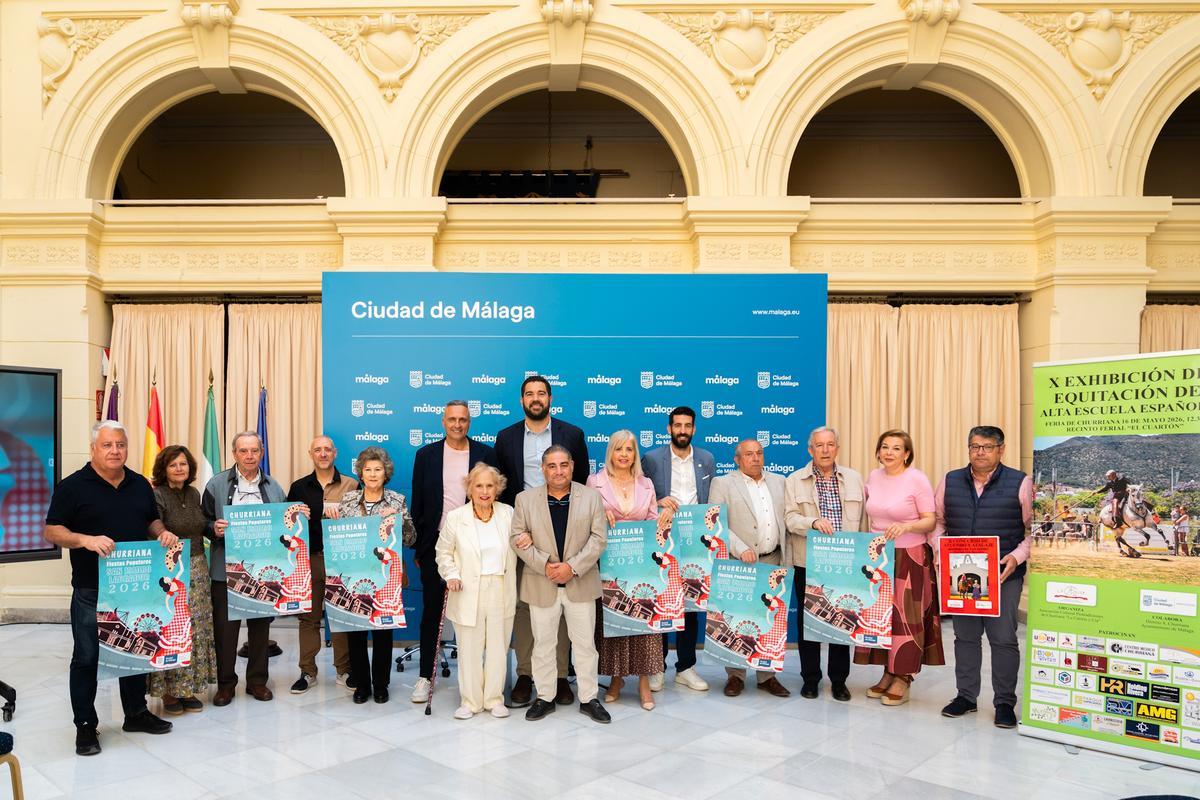 Presentación de los actos previstos por la Feria de Churriana 2026.