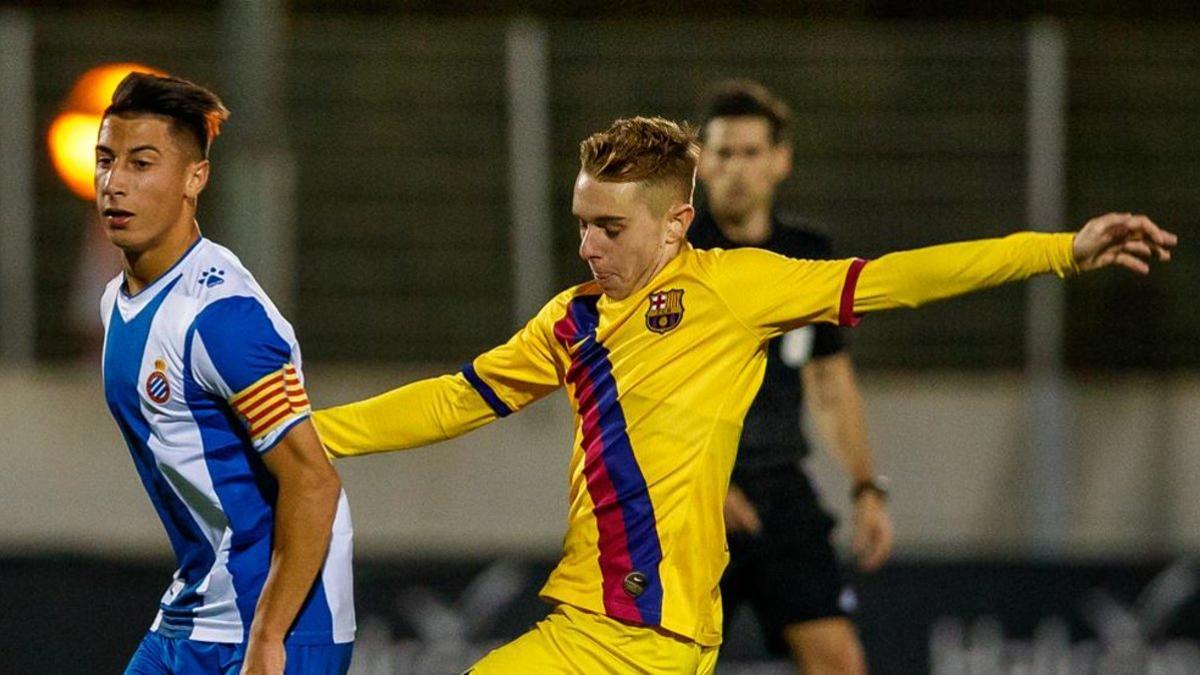 'Peque', otro debutante en el Barça B