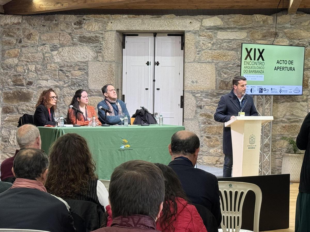 O alcalde, José Ramón Romero, na inauguración do foro.