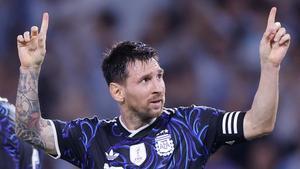 Leo Messi, en su posible último partido con su país en suelo argentino