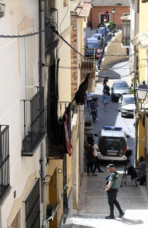 Las imágenes del incendio que ha acabado con la vida de tres personas en Ricote