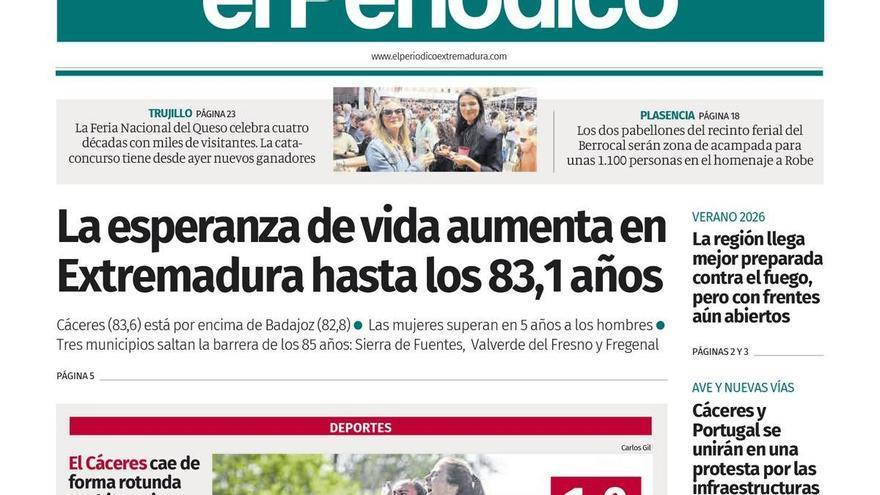 Consulta la portada correspondiente al día 3 de mayo de 2026