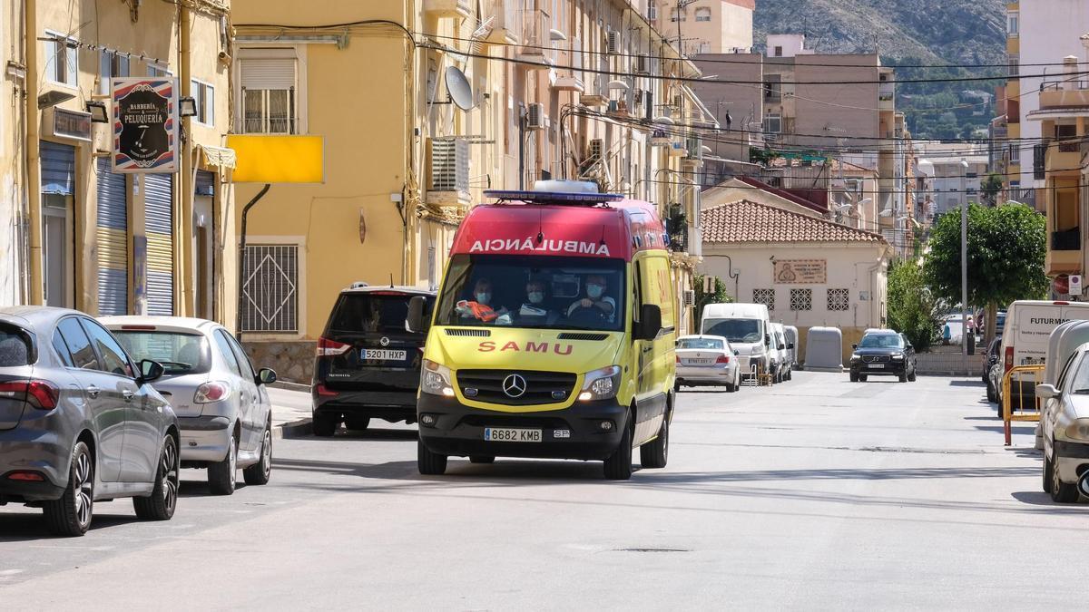 Una ambulancia del SAM.