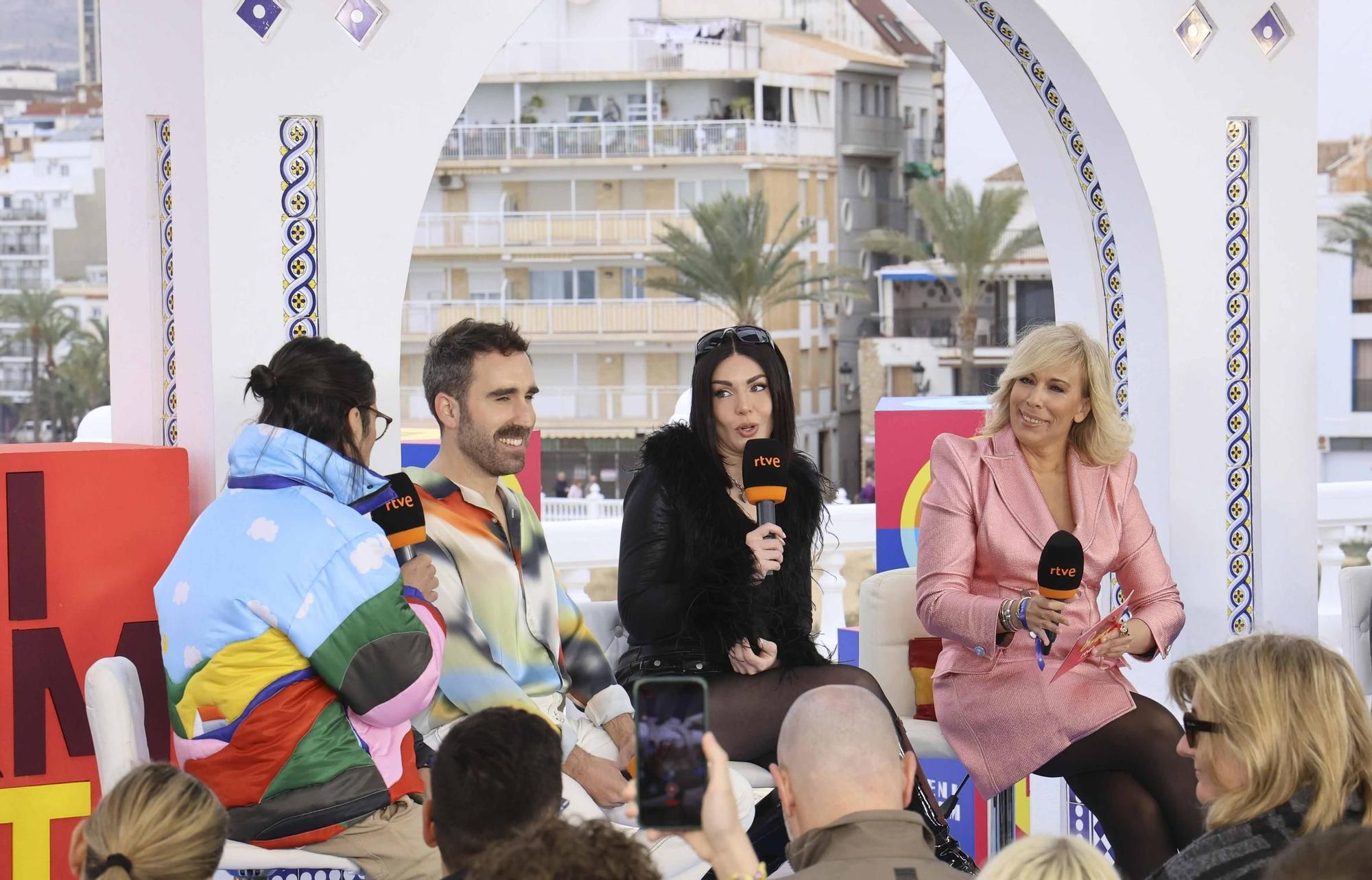 Así ha sido la rueda de prensa con los presentadores del Benidorm Fest 2024