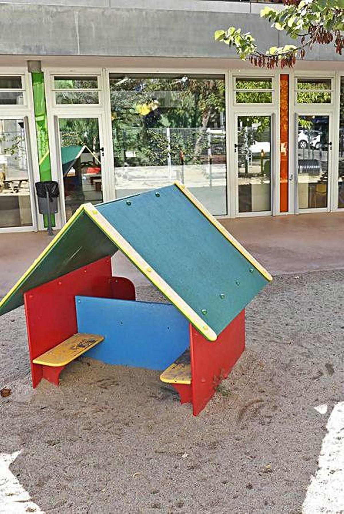 El pati d'una escola bressol de Girona.