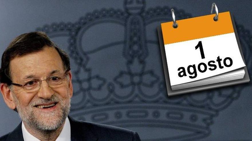 La comparecencia de Rajoy en el Congreso será el próximo 1 de agosto