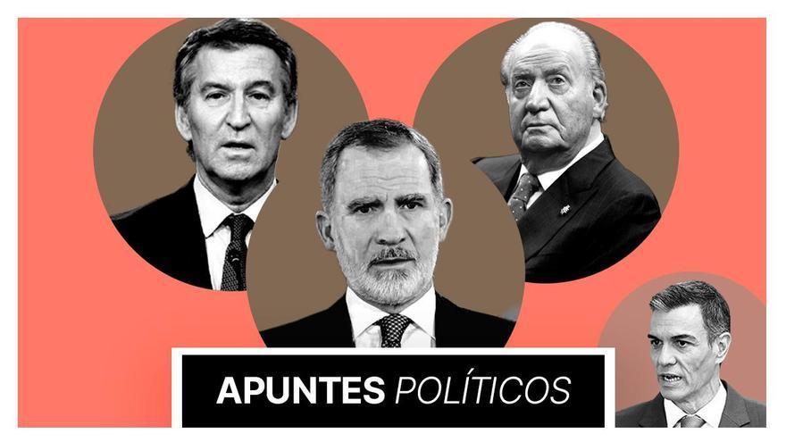 ¿Por qué Feijóo pone en aprietos a Felipe VI con Juan Carlos I?