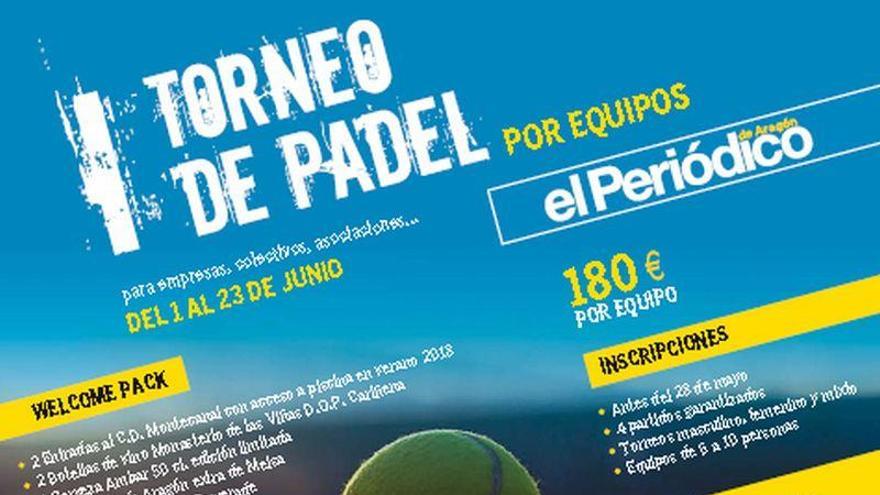 EL PERIÓDICO DE ARAGÓN organiza su I torneo de pádel por equipos