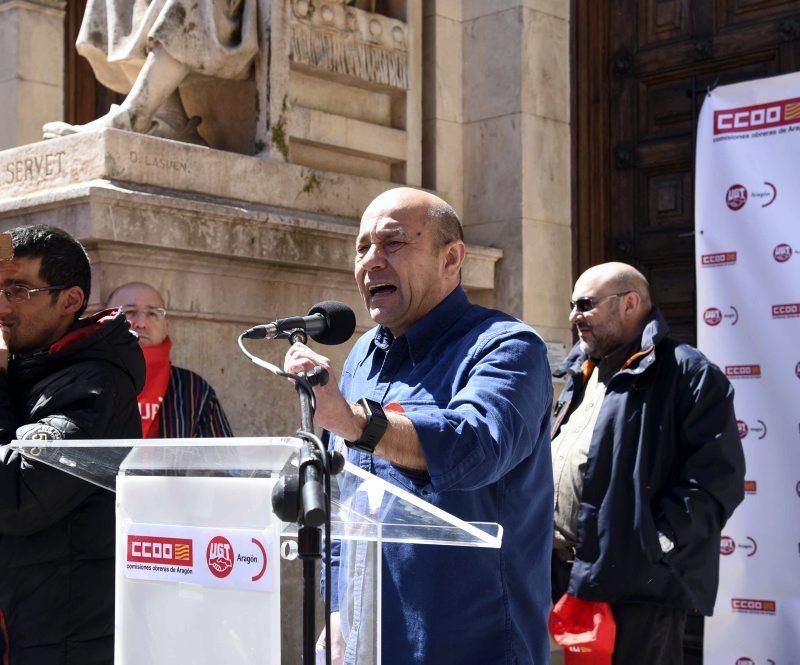 Fotod de la manifestación 1 de mayo- Día del trabajador